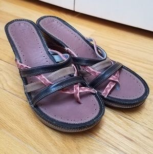 *SOLD* Strappy Boho Wedge Sandals